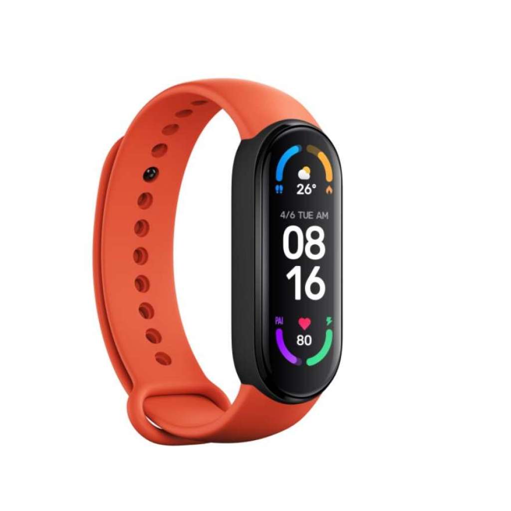 Xiaomi Mi Smart Band 6 Strap 3 Pack Black Orange Blue - Babs